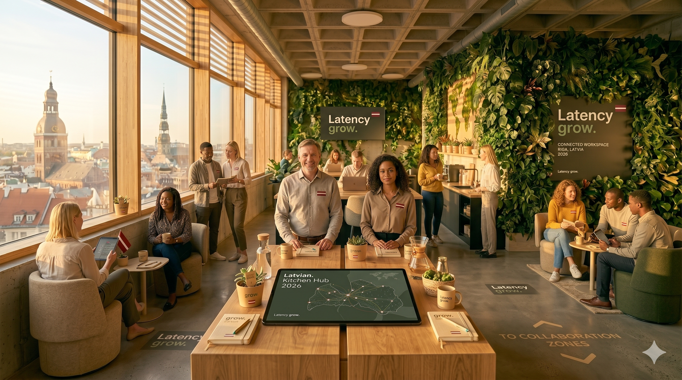 Kalkio Riverside coworking interior